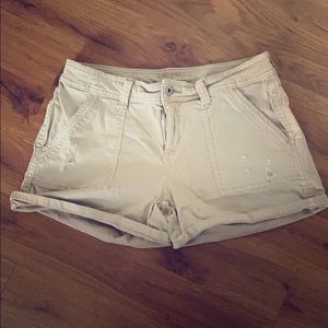 Khaki teen shorts